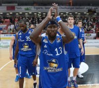 Basketball 1. Bundesliga 2012/2013:  Walter Tigers Tuebingen - Fraport Skyliners Frankfurt