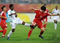 FUSSBALL  Olympia 2008   Vorrunde  Frauen   Korea DVR - Nigeria