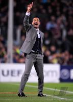FUSSBALL  International CHL 09/10  Josep Guardiola (Barcelona)