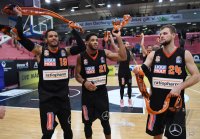 Basketball 1. Bundesliga 16/17 Hauptrunde: Walter Tigers Tuebingen - ratiopharm Ulm