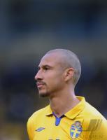 Fussball WM-Qualifikation: Henrik Larsson (Schweden)