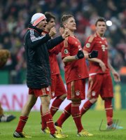 FUSSBALL DFB POKAL  Saison 2012/2013:  JUBEL FC Bayern Muenchen