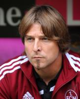 Fussball 1. Bundesliga : Trainer Michael Oenning  (1 FC Nuernberg)