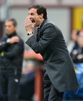 FUSSBALL SERIE A:  Trainer Massimilliano Allegri (AC Mailand)