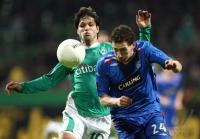 Fussball UEEA CUP ACHTELFINALE: Bremen - Glasgow