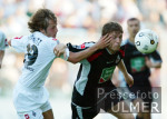 FUSSBALL 1. Bundesliga  Gladbach - Koeln, Zweikampf