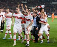 FUSSBALL DFB POKAL  Saison 2012/2013:  JUBEL VfB Stuttgart