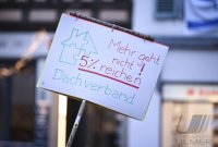 DGB Kundgebung auf dem Tuebinger Marktplatz