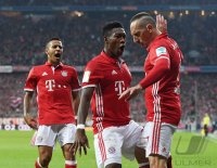 Fussball 1. Bundesliga Saison 2016/2017: FC Bayern Muenchen - Hertha BSC Berlin