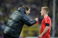 Fussball: 1. Bundesliga Saison 2010/2011: Mainz, Thomas TUCHEL und HOLTBY