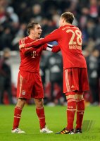 Fussball 1. Bundesliga : Holger Badstuber (FC Bayern Muenchen) und Philipp Lahm (FC Bayern Muenchen)
