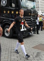 Ankunft der Deutschen Nationalmannschaft in Berlin nach dem Gewinn der Weltmeisterschaft 2014
