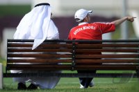 Fussball 1. Bundesliga 11/12: FC Bayern Muenchen Training in Doha