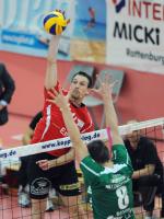 Volleyball 1. Bundesliga  09/10  TV Rottenburg - A10 Netzhoppers Koenigs Wursterhausen