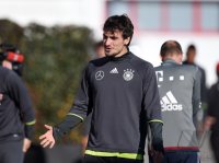 Fussball Training Deutsche Nationalmannschaft: Mario Gomez (Deutschland)