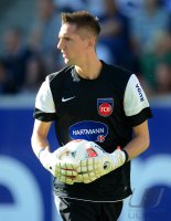 Fussball 1. Bundesliga : Torwart Frank Lehmann (1. FC Heidenheim)