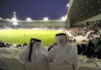 Fussball AFC Asian Cup 2011:  Uebersicht vom Al Sadd Stadion in Doha