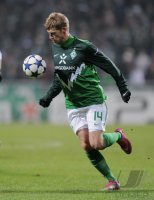 Fussball Champions League  Saison 2010/2011: Aaron Hunt (SV Werder Bremen)