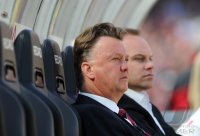 Fussball 1. Bundesliga : Trainer Louis van Gaal, Sportdirektor Christian Nerlinger (v. li., FC Bayern Muenchen)
