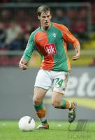 Fussball 1. Bundesliga: Bremen, BOROWSKI Einzelaktion am Ball