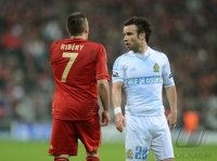 FUSSBALL INTERNATIONAL  CHL Viertelfinale 11/12:  FC Bayern Muenchen - Olympic Marseille