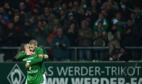 Fussball 1. Bundesliga Saison 12/13: JUBEL Aaron Hunt (SV Werder Bremen)