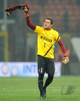 FUSSBALL SERIE A:  Torwart Julio Cesar (Inter Mailand)