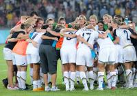 FUSSBALL  Olympia 2008   Viertelfinale Halbfinale Frauen  Japan - USA