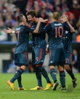 FUSSBALL  CHL  Saison 2013/2014: JUBEL FC Bayern Muenchen