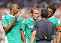 Fussball 1. Bundesliga: Bremen - Bayern