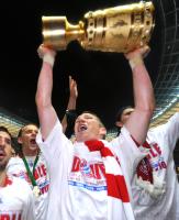 Fussball: DFB Pokal Finale: JUBEL Bastian Schweinsteiger (FCB)