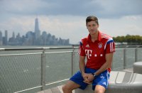 FUSSBALL 1. Bundesliga 14/15: Robert Lewandowski (FC Bayern Muenchen)
