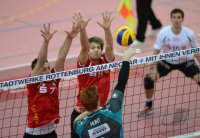 Volleyball 1. Bundesliga  Saison  14/15: TV Rottenburg  - SWD powervolleys Dueren