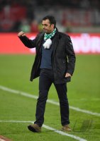 Fussball 1. Bundesliga 13/14:  JUBEL Trainer Robin Dutt (SV Werder Bremen)