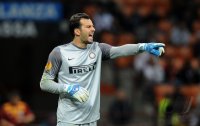 Fussball: Europa League Saison 2012/2013: Torwart Handanovic Samir (Inter Mailand)