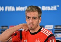 FUSSBALL WM 2014  Achtelfinale PK; Philipp Lahm (Deutschland)