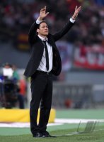 FUSSBALL SERIE A 2013/2014:  Trainer Rudi Garcia (AS Rom)