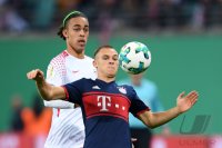 Fussball  DFB Pokal  2. Runde  Saison 17/18: RB Leipzig - FC Bayern Muenchen