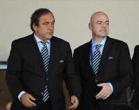 Fussball UEFA SUPER CUP 2011:  UEFA-Praesident Michel Platini