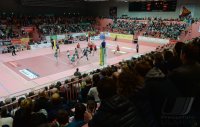 Volleyball  1. Bundesliga  14/15 Playoffs:  TV Rottenburg - SWD powervolleys Dueren