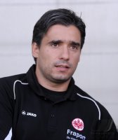 Fussball Regionalliga Sued 2011/2012:  Trainer Oscar Corrochano (Eintracht Frankfurt II)