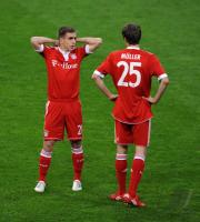 FUSSBALL  International CHL 09/10 : FC Bayern  Muenchen  - Manu