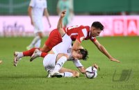 Fussball DFB Pokal 1. Runde 21/22: 1. FC Kaiserslautern - Borussia Moenchengladbach