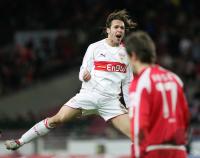 Fussball 1. Bundesliga: VfB Stuttgart - FSV Mainz 05, Jubel.