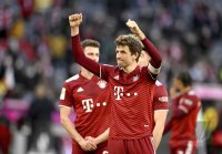 Fussball 1. Bundesliga Saison 21/22: FC Bayern Muenchen - SpVgg Greuther Fuerth