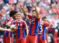 Fussball, 1. Bundesliga  Saison 2013/2014: JUBEL Claudio Pizarro (FC Bayern Muenchen)