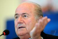 Fussball Frauen FIFA U 20  WM  2008      Pressekonferenz FIFA Praesident Joseph S. Blatter