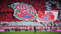 Fussball 1. Bundesliga : 110 Jahre FC Bayern Muenchen; Choreografie der FC B Fans