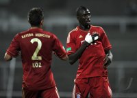 Fussball Regionalliga Sued 2011/2012:  Cueneyt Koez, Sene Saer  (v. li., FC Bayern II)