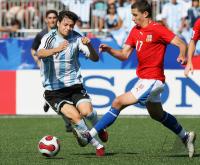 Fussball International  U 20 Spiel um Finale Tschechien - Argentinien